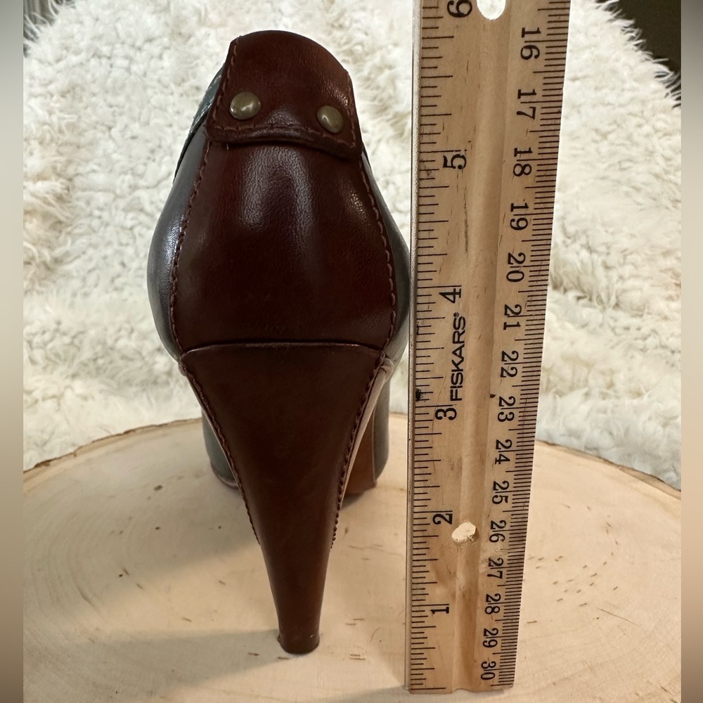 🌟Fossil buttery leather retro style heel - Picture 6 of 6